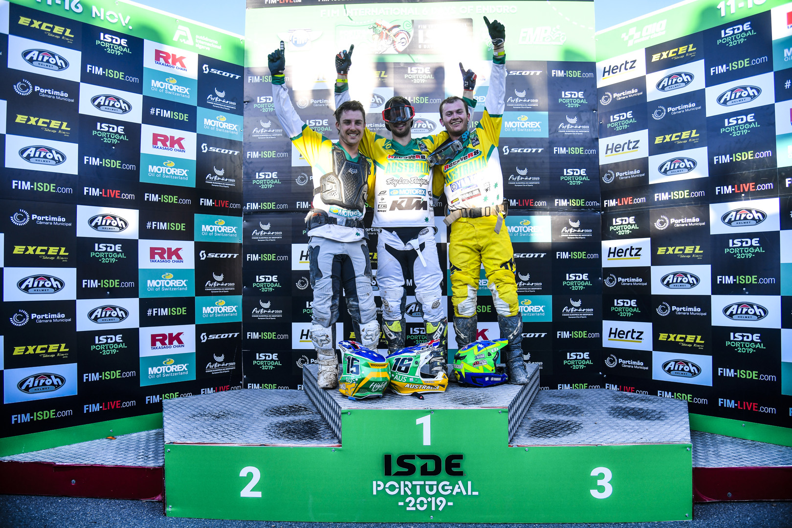 Podium – FIM ISDE 2019 Portimão