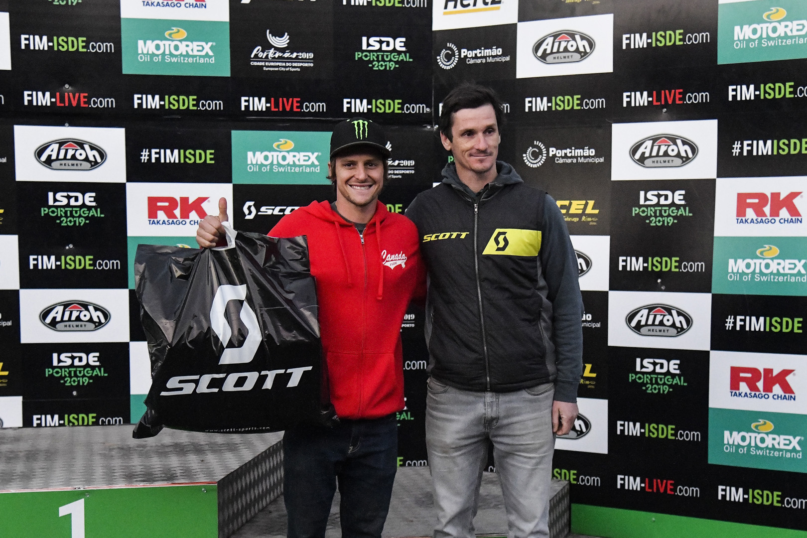 Podium – FIM ISDE 2019 Portimão